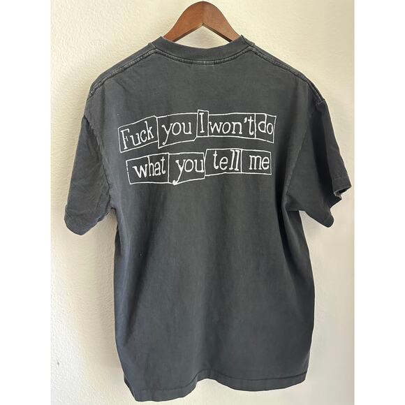 Rage Against The Machine "Killing in the Name" Vintage Reprint Single Stitch - Picture 2 of 6